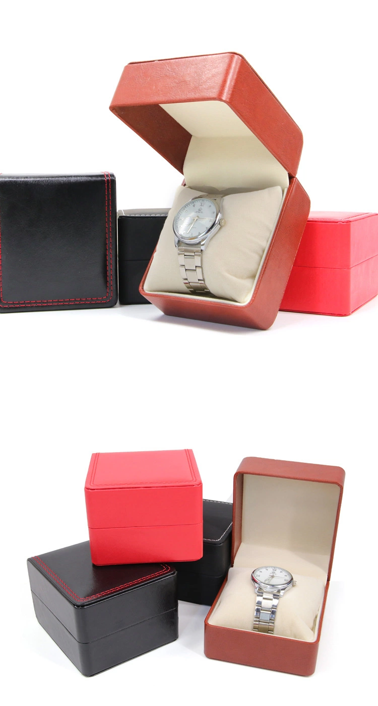 High Grade PU Leather Watch Gift Box Custom Logo