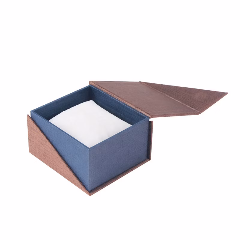 Custom Fashion Flip Book Open Style Paper Watch Storage Gift Box