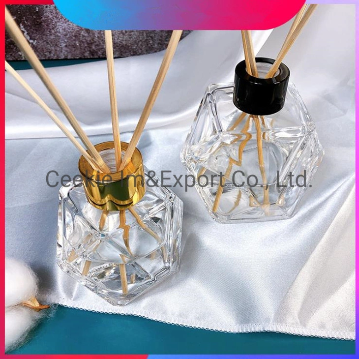 Ceekie Wholesale Perfume Bottle Glassware Dried Flower Rattan Incense Aroma Glass Empty Bottle