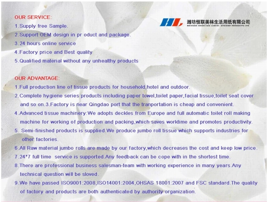 N-Eco-Friendly Tissue Paper Soft Comfortable Facial Tissues Paper