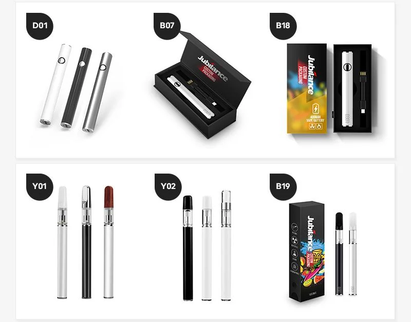 Small 510 Battery Magnet Gift Paper Box 510 Battery Micro USB