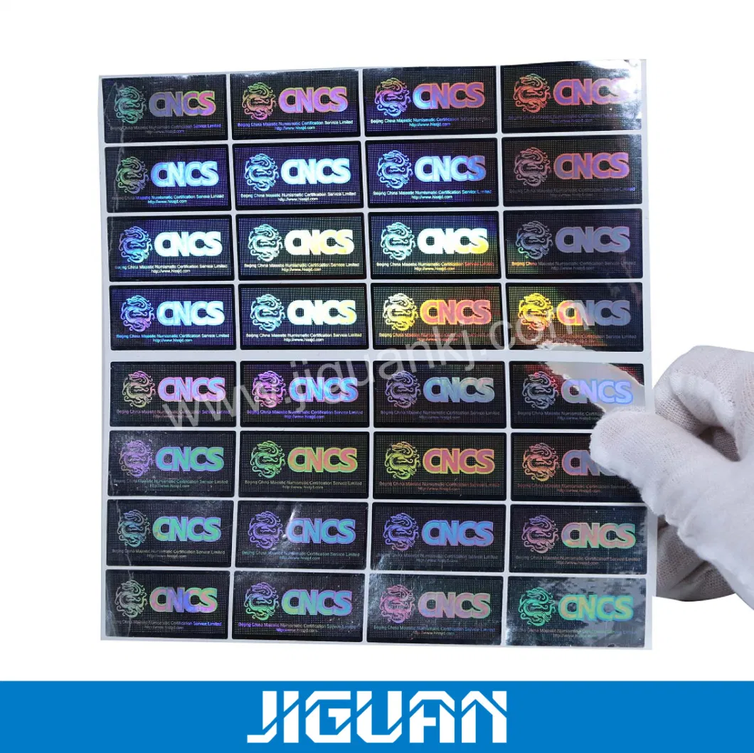 Custom Hologram Sticker Overlay Sealing Label Sheet
