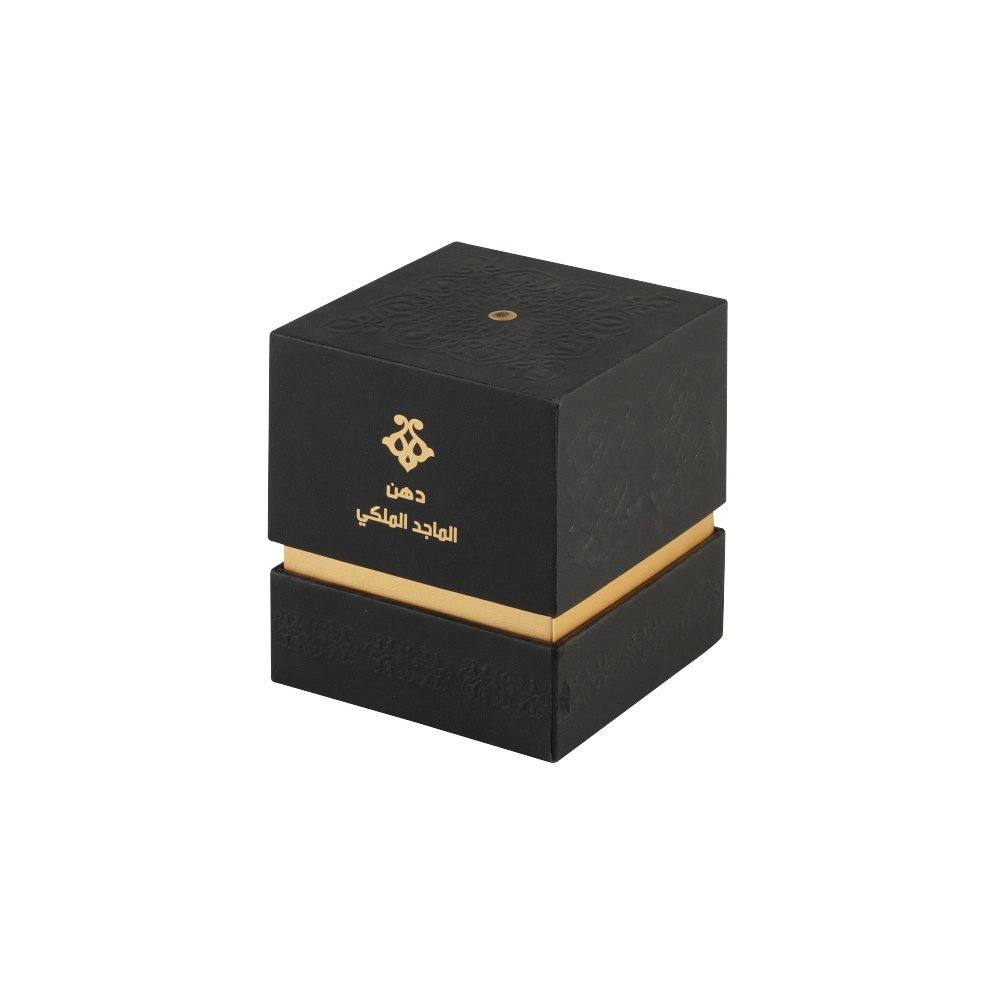 Small Candle Customised Black Paper Cardboard Gift Box Packaging