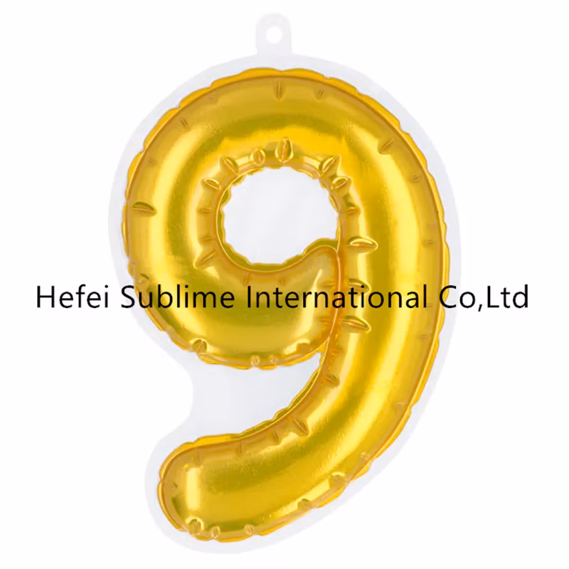 Foil Balloon Number Sticker &prime;1&prime; Silver (20 cm)