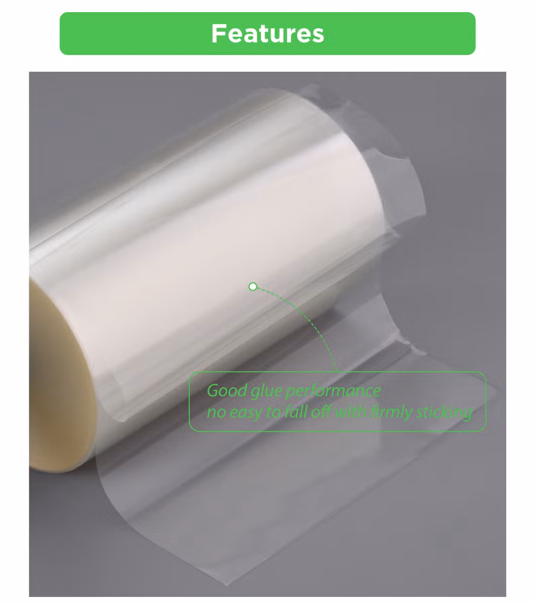 Solvent adhesive china wholesale Rightint Carton sticker label jumbo roll