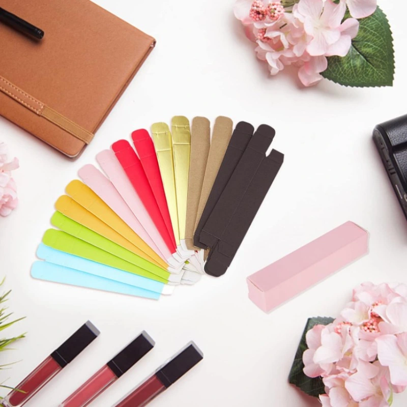 Foldable Paper Cardboard Packaging Box for Lipstick Small Gift Box