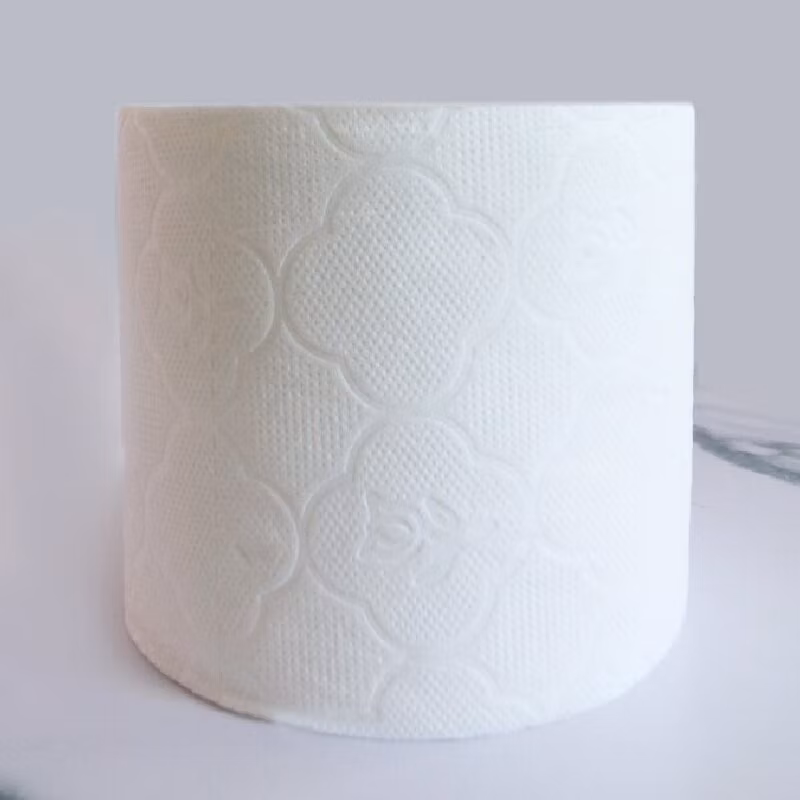 Free Samples Single Wrap Bamboo Compostable Wholesale Hygienic Sanitation Jumbo Roll Toilet Paper for Household Bathroom