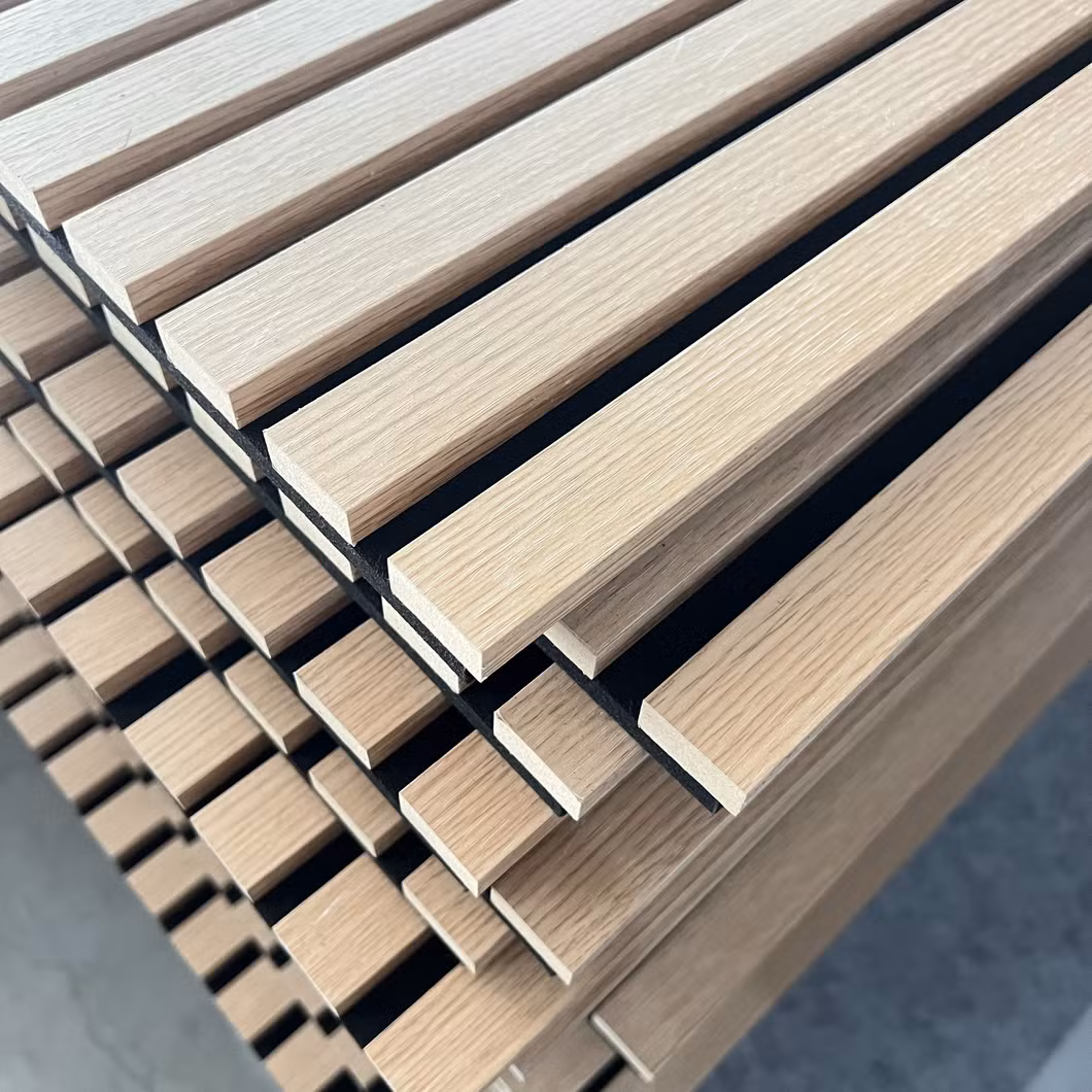 3 Sides Soundproof Wall Panel MDF Acoustic Panel Wooden Sound Pet Design