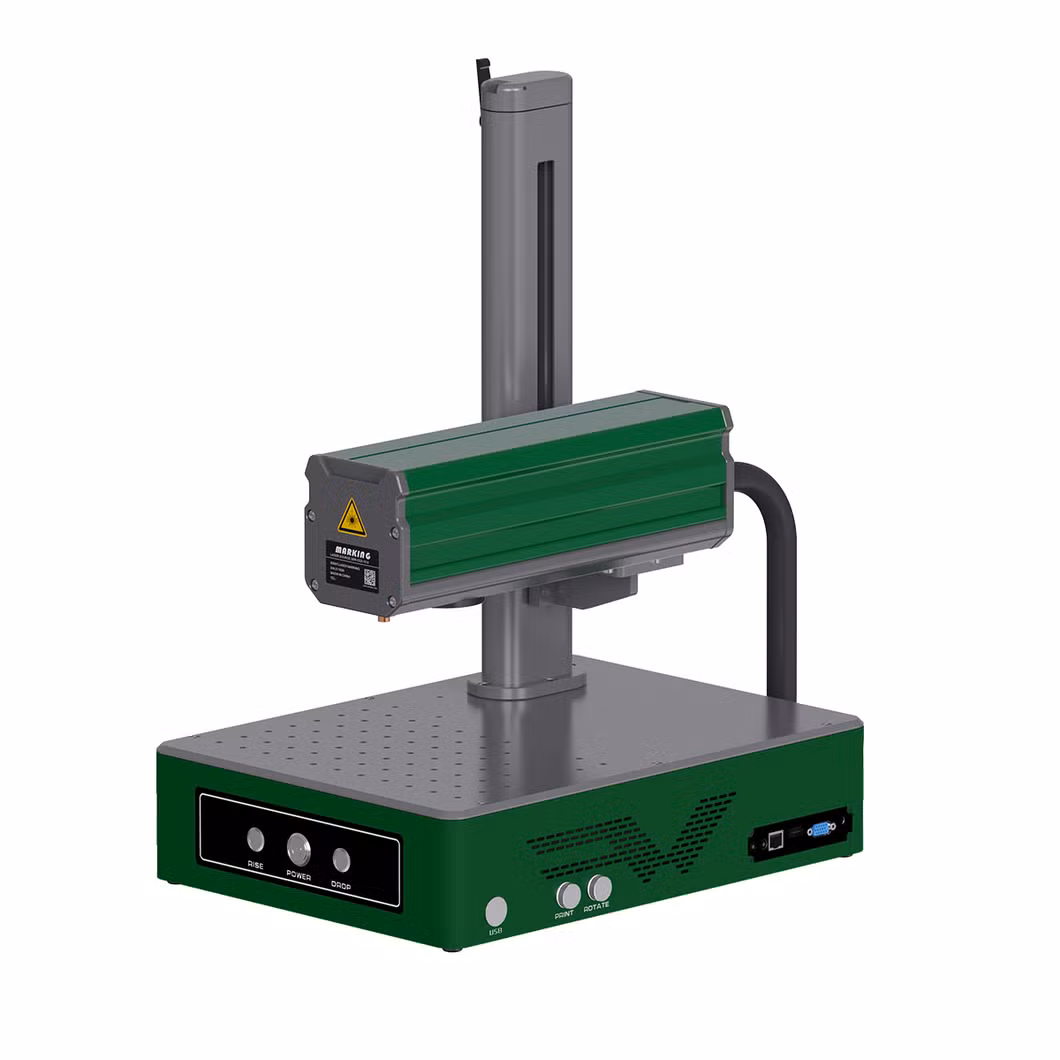 Faith 10W/20W/30W/50W/100W Fiber /CO2 /UV Mini Desktop Laser Marking Metal Stainless Steel Raycus Laser Marker Engraver Laser Marking Machine