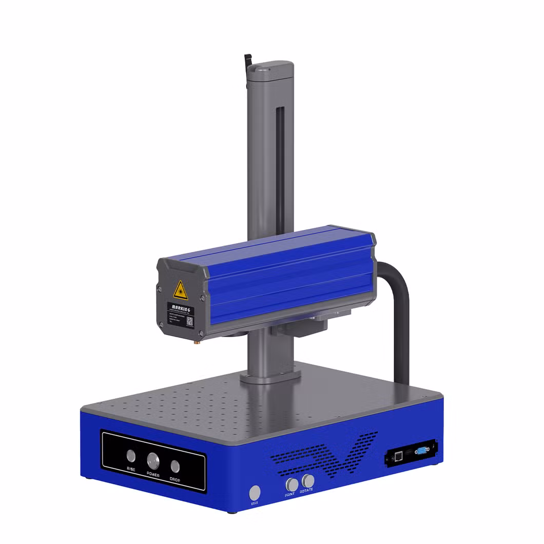 Faith 10W/20W/30W/50W/100W Fiber /CO2 /UV Mini Desktop Laser Marking Metal Stainless Steel Raycus Laser Marker Engraver Laser Marking Machine