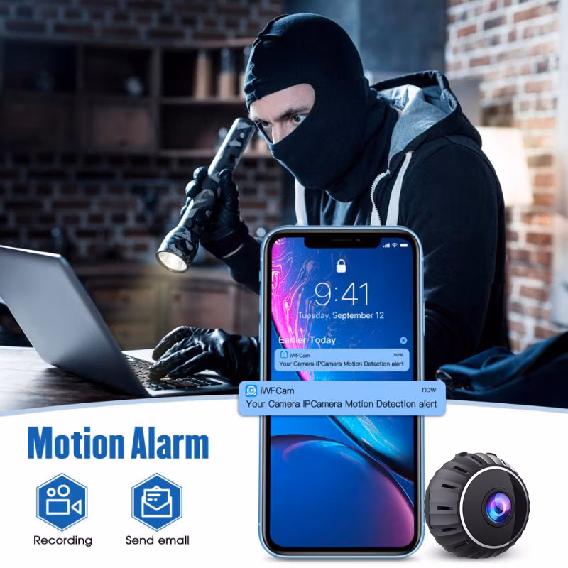 HD 1080P Mini WiFi IP Surveillance Camera Wireless Home Security Webcam Night Vision Small Nanny Surveillance Camera