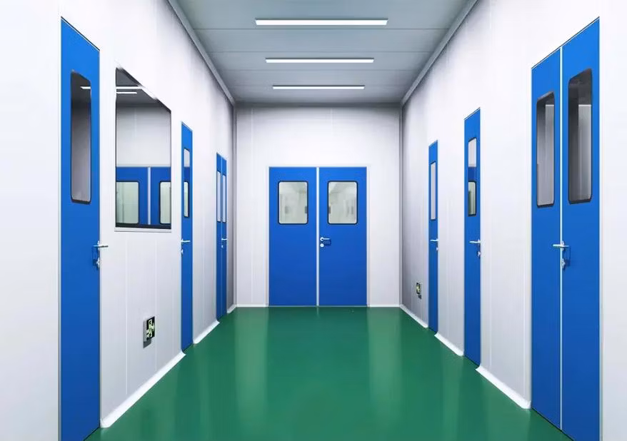 Factory Supply Steel Door Cleanroom Door Smart Design Popular Sell Laboratory Door
