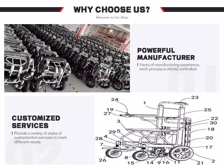 Online Technical Support for 1-Year Warranty Folding Wheelchair Model