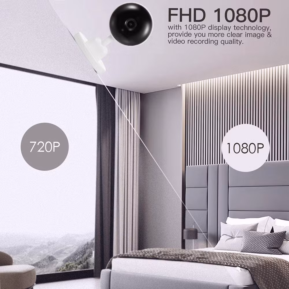 Baby Mini Camera Tuya Smart Monitoring Cry Monitoring Remote Control Play Music Mobile Monitoring Infrared Night Vision CCTV Camera
