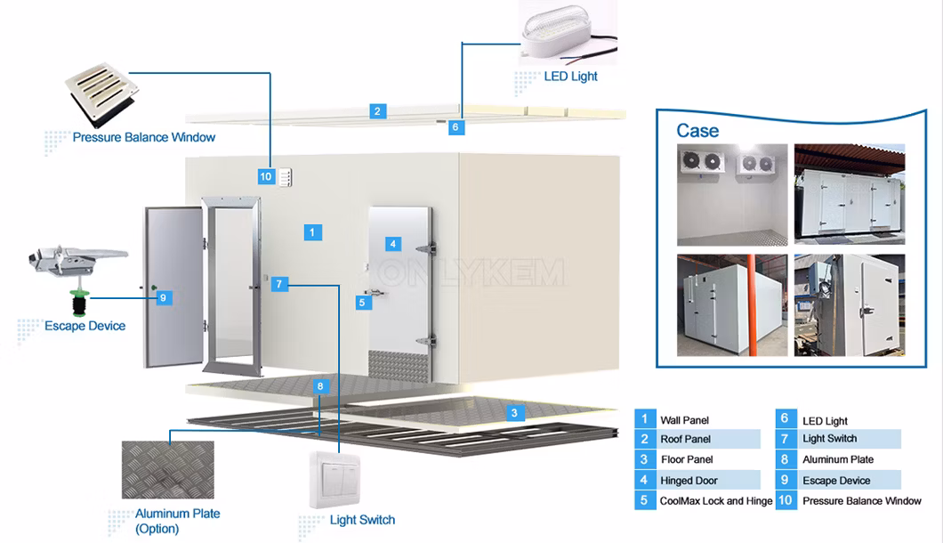 Walk in Cooler Cold Rooms/Freezer/Chiller/Cool/Cold Storage Room Price