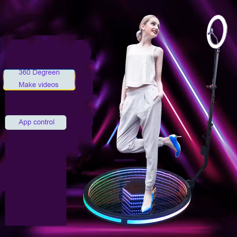Adjustable 360 Video Booth Automatic Ratotaing 360 Instant Photo Booth