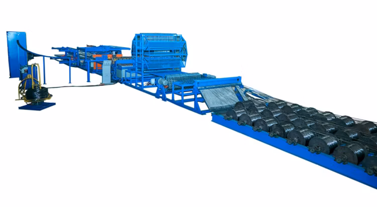 Fully Automatic Reinforcing Mesh Fence Machine for Construction