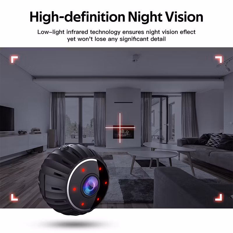 HD 1080P Mini WiFi IP Surveillance Camera Wireless Home Security Webcam Night Vision Small Nanny Surveillance Camera