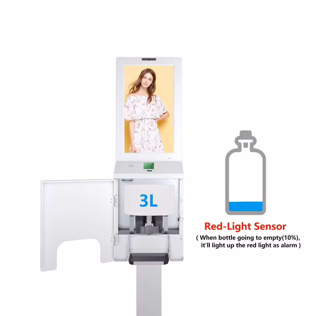 Dedi 21.5 Inch LCD Ad Automatic Hand Sanitizer
