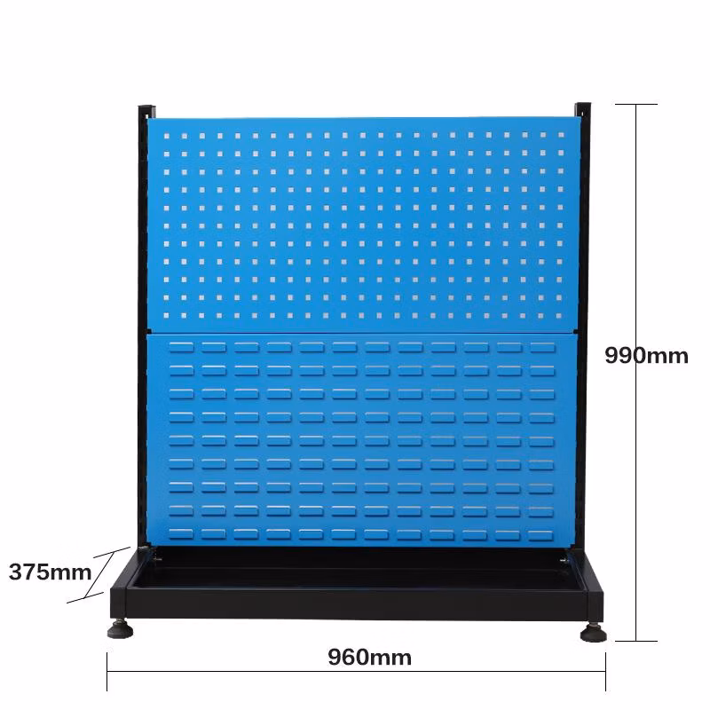 Hanging Pegboard and Display Hooks Steel Garage Wall Mounted Tool Cabinet Storage