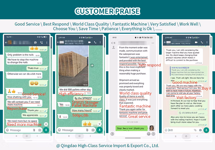 Saifan Wood Pallet Machine Software for Making Pallet