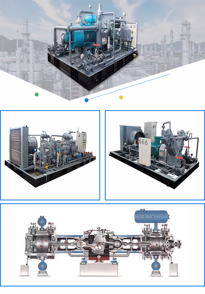 Great Compression Technology Compressed 250bar 25 MPa Natural Gas Compressor
