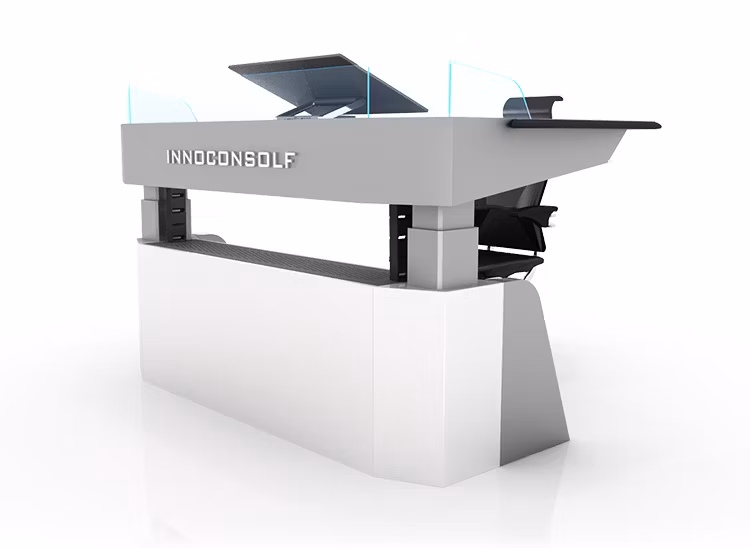 High Quality RGB Security Information Management System Table Adjustable Height Console