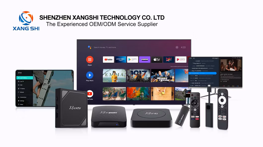 Xs97 Smart PRO Android Amlogic S905X4 IPTV Smart TV Box Wholesale New Products