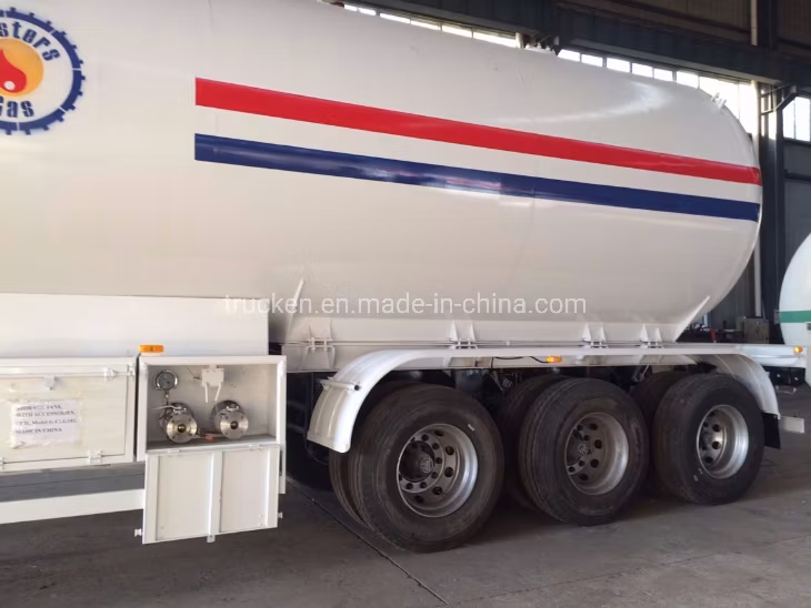 High Performance Transportation 30ton Propane Butane Gas Road Tanker