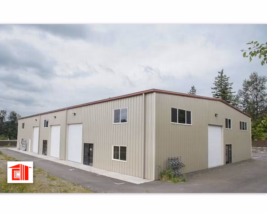 Light Steel Structure Building Showroom/Supermarket Security