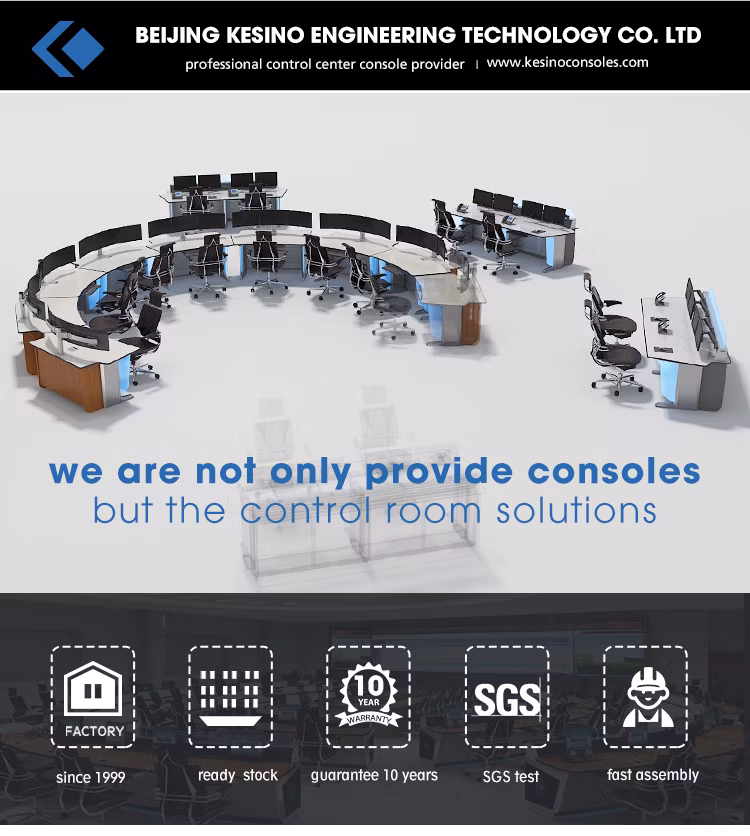 High Quality RGB Security Information Management System Table Adjustable Height Console