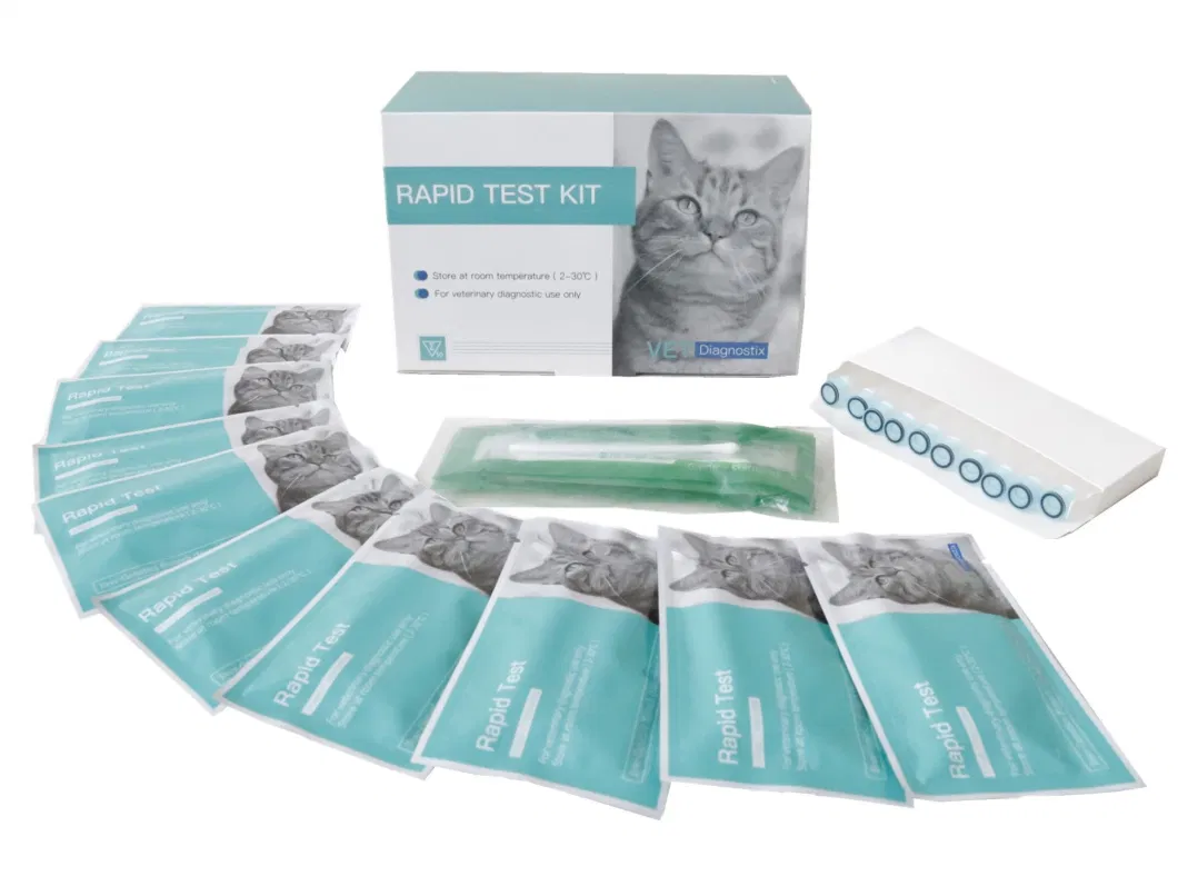 Fiv Felv Test Feline Leukemia Cat HIV Combo Rapid Test