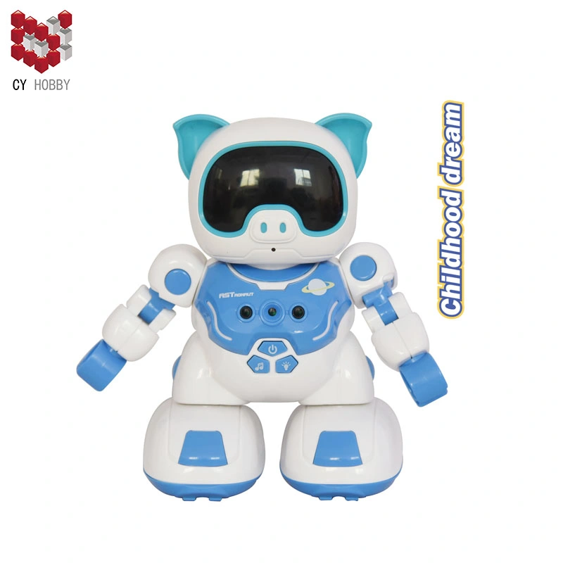 Cute Pet Pig Elephant Astronaut Remote Control Intelligent Robot Dance Light Programming Function Children&prime;s Toys