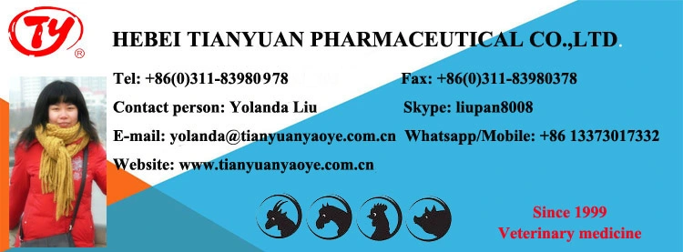 Flunixin Injection 50mg Flunixin Meglumine for Veterinary Use