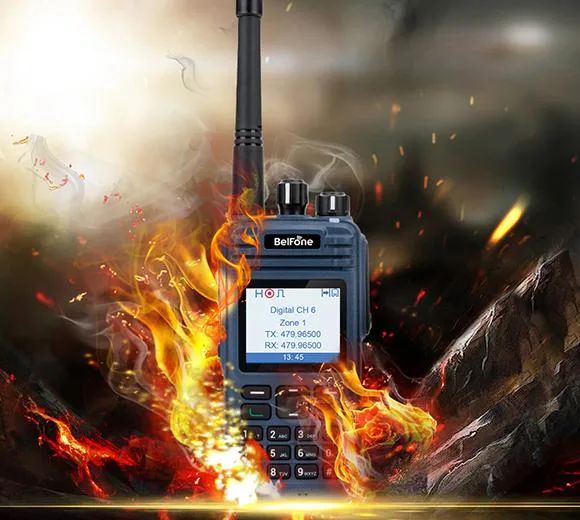 High Quality 512CH Explosion-Proof Portable Fire Fighter Two Way VHF/UHF Handheld Radio