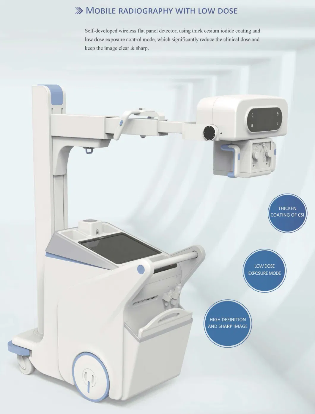 Portable Digital X-ray High Frequency Machine for Animals Mobile Dr X-ray Machine with Image C-Arm X-ray Machine Price