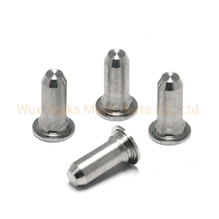 Customized DIN1474 Stainless Steel Half Thread Reverse Taper Clevis Pin with Groove - No Hole