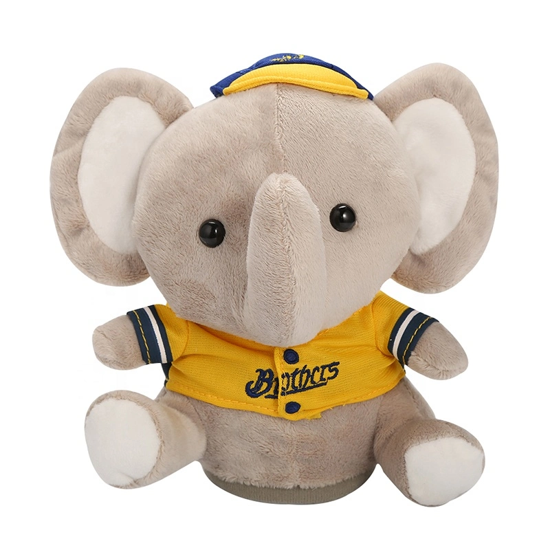 Ovement Elephant Plush Toy Custom Cartoon Cartoon Doll Custom Elephant Doll to Figure to Sample Custom