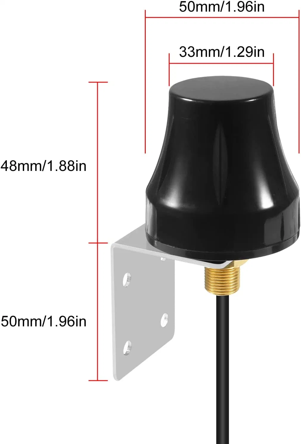 4G LTE Antenna SMA Male Outdoor Waterproof Fixed Bracket Wall Mount Wireless Antenna Compatible