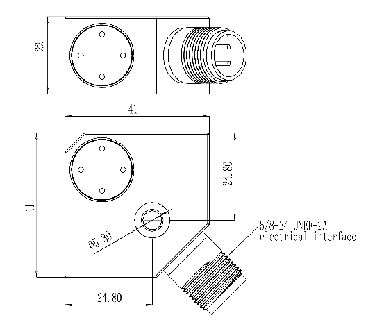 Triaxial Industrial Vibration Acceleration Transducer Sensor