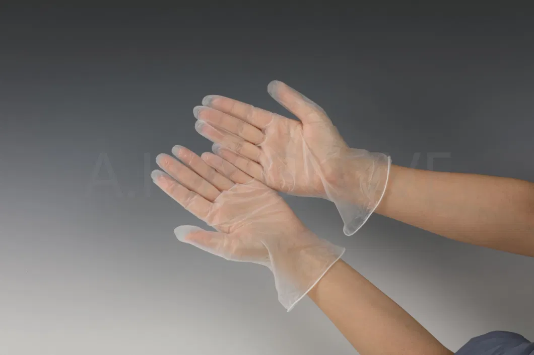 Disposable Food Grade Contact PVC Black Vinyl Powdre Free Gloves Nitrile Glove