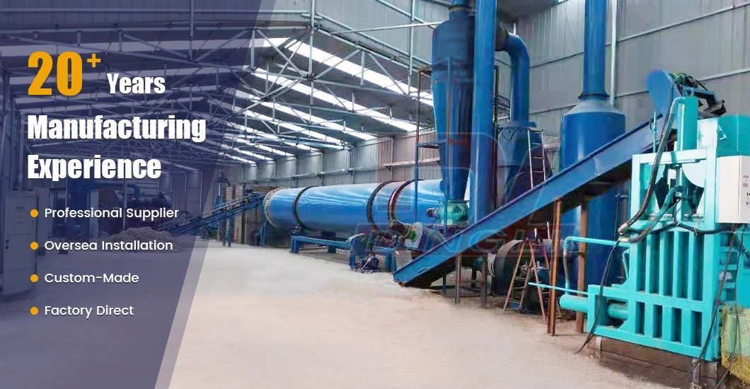 Has 20 Years of Production Experience Biomass Waste Dryer Manufacturer