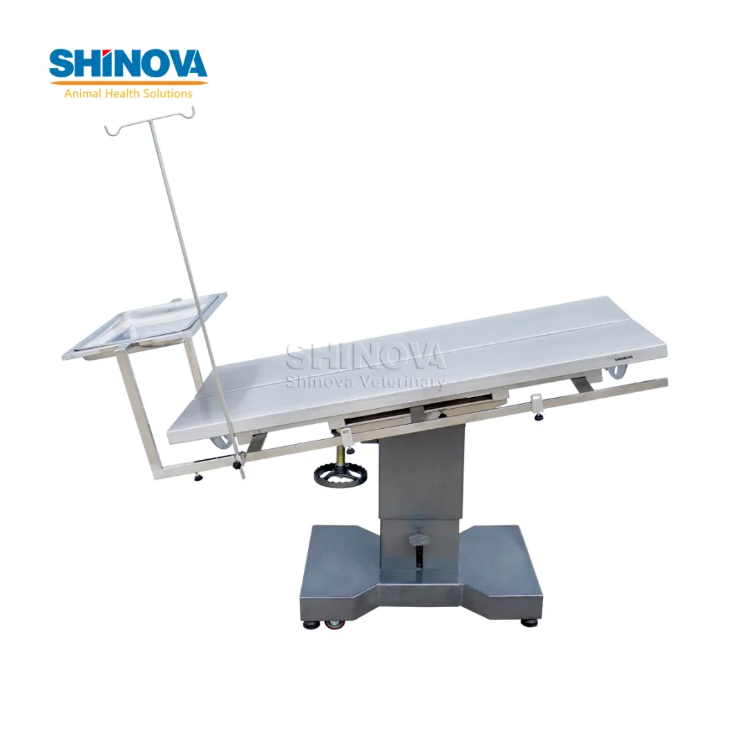 Stainless Steel Vet Surgery V Type Surgical Table Veterinary Operating Table Hydraulic