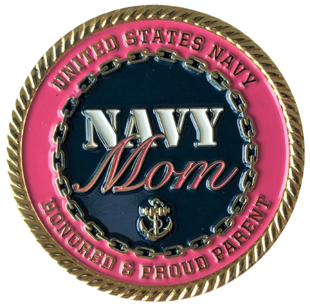 My Hero Military Navy Customized Design Logo Commemorative Metal Art Crafts Chinese Factory Made Token Souvenir Coin for Sale