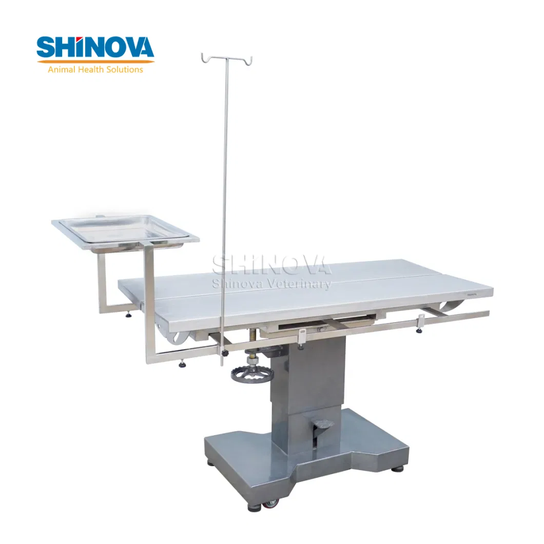 Stainless Steel Vet Surgery V Type Surgical Table Veterinary Operating Table Hydraulic