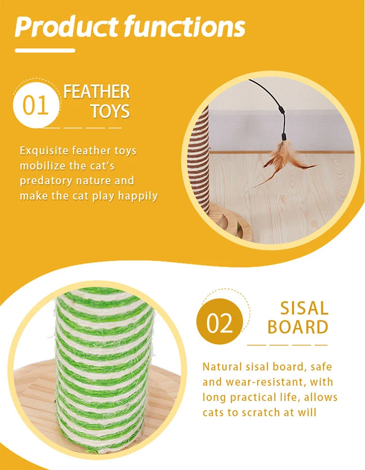 Best Selling Cat Scratching Board Interactive Climbing Frame Tree