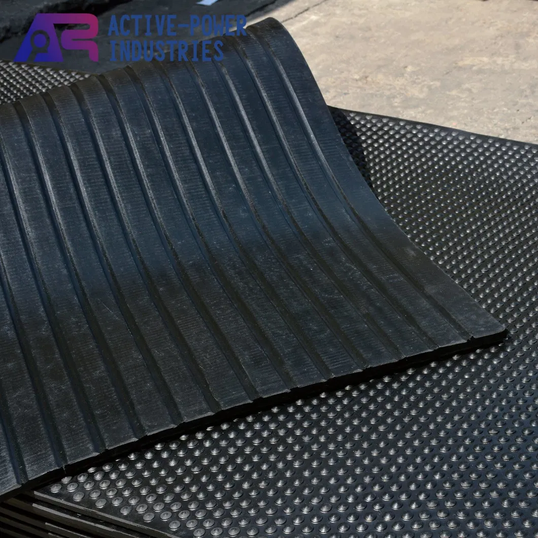 Hexagon Cow Stable Mat with Good Anti-Slip Surface for Heavy Work Areas