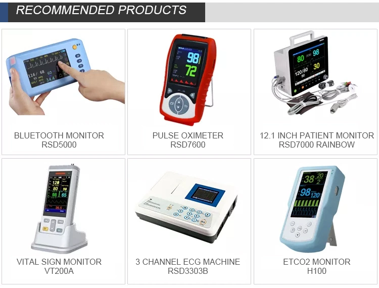 Vet Equipments Pet Animal Handheld Patient Vital Signs Monitor with Dock