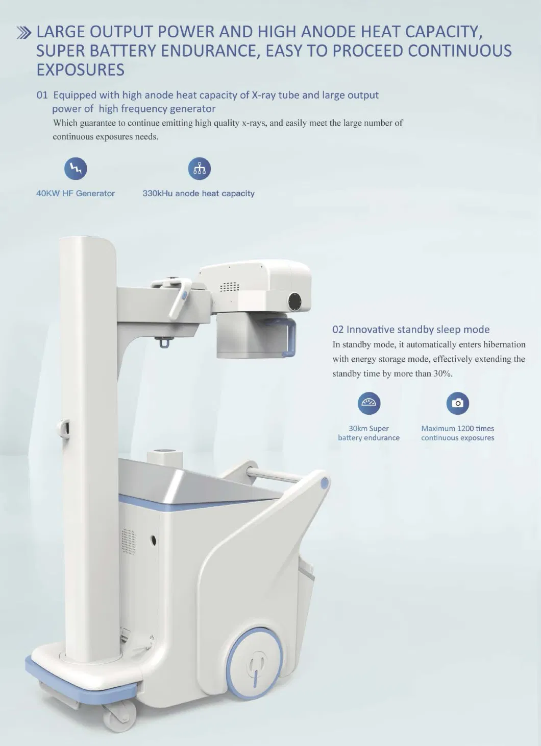 Portable Digital X-ray High Frequency Machine for Animals Mobile Dr X-ray Machine with Image C-Arm X-ray Machine Price