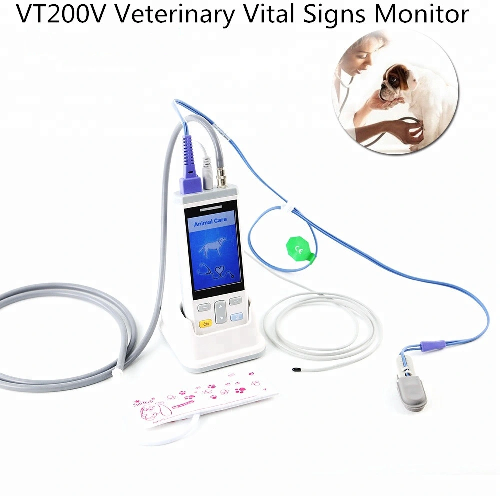 Medical Animal Surgical Equipment Vet Vital Signs Veterinary Multiparameter Monitor